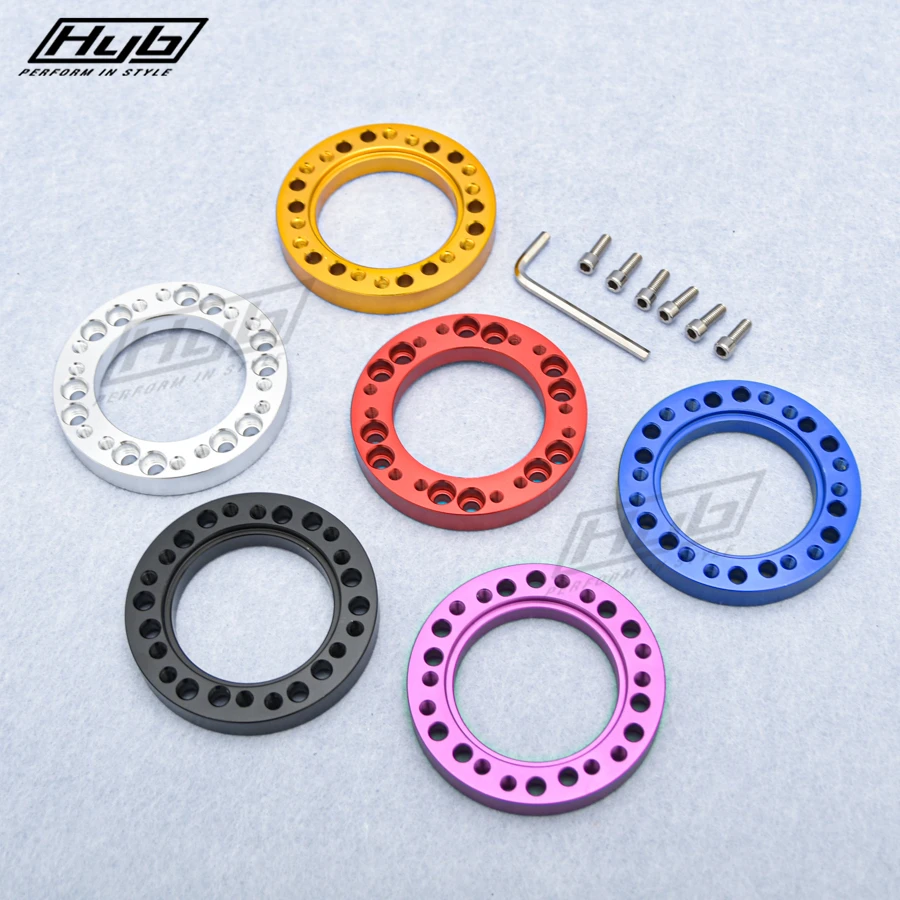 13mm JDM Universal Steering Wheel Hub Spacer Aluminium Boss Kit Hub Adapter Spacer