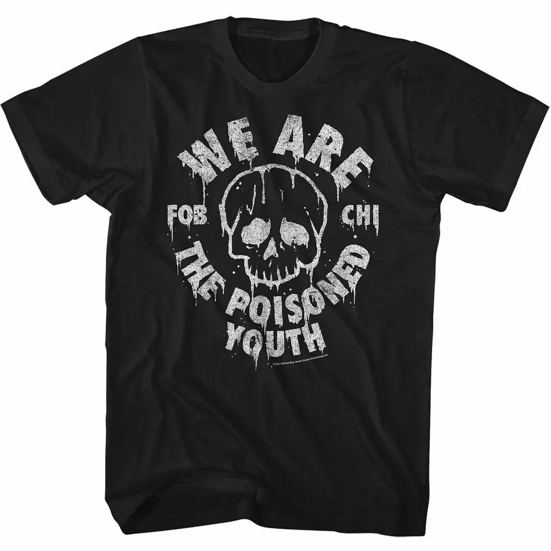 Fall Out Boy Poisoned Youth Black Adult T Shirt