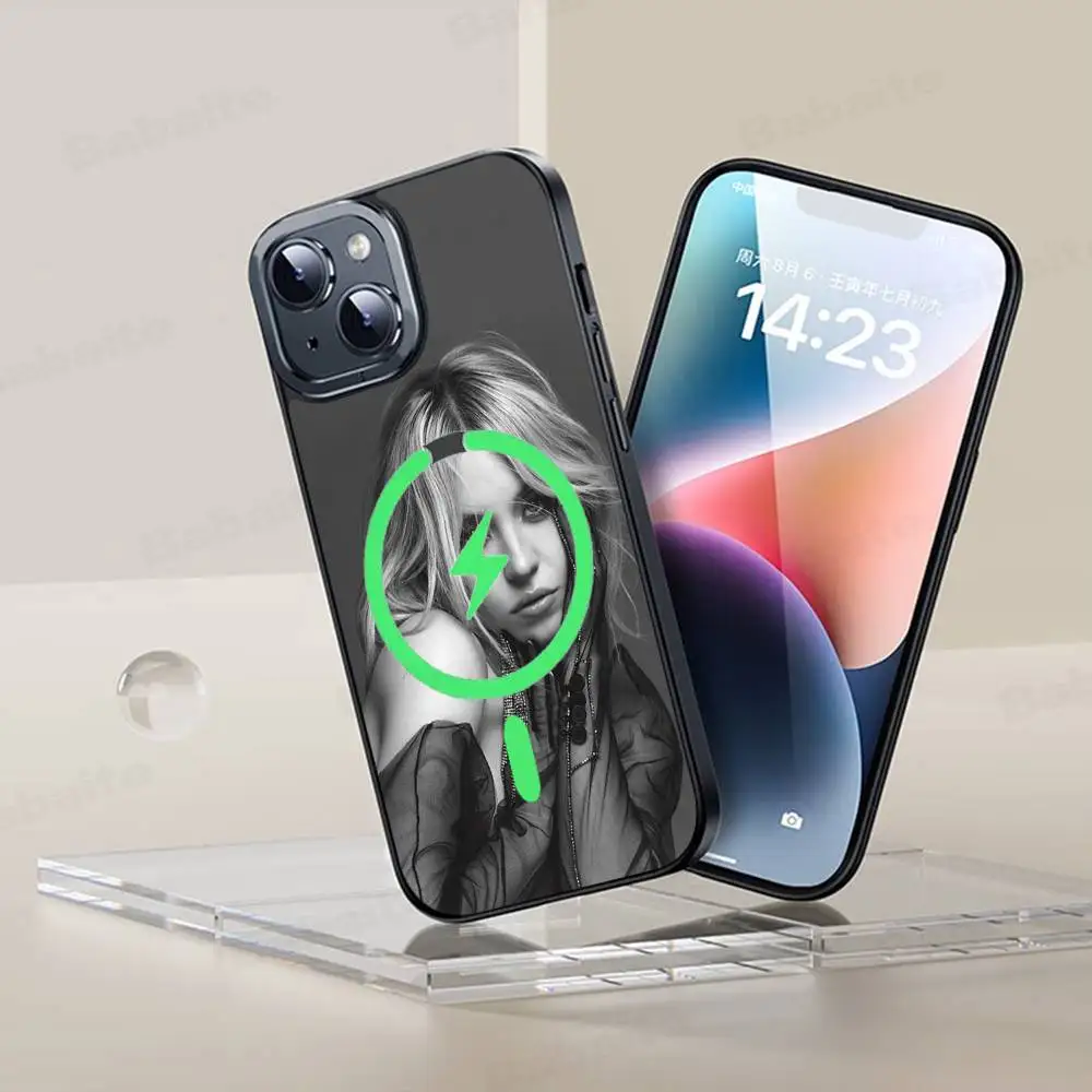 حافظة هاتف سيدني S-Sweeney حافظة مغناطيسية لهاتف آيفون 16 14 13 12 11 15 Pro Max Plus لغطاء الشحن اللاسلكي Magsafe