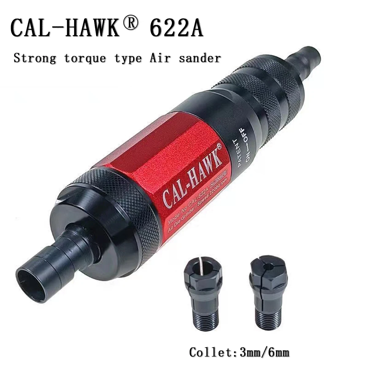 

Factory Wholesale CAL HAWK 622A Industrial Pneumatic Grinder Engraving & Polishing Machine Strong Torque Industrial Sanders