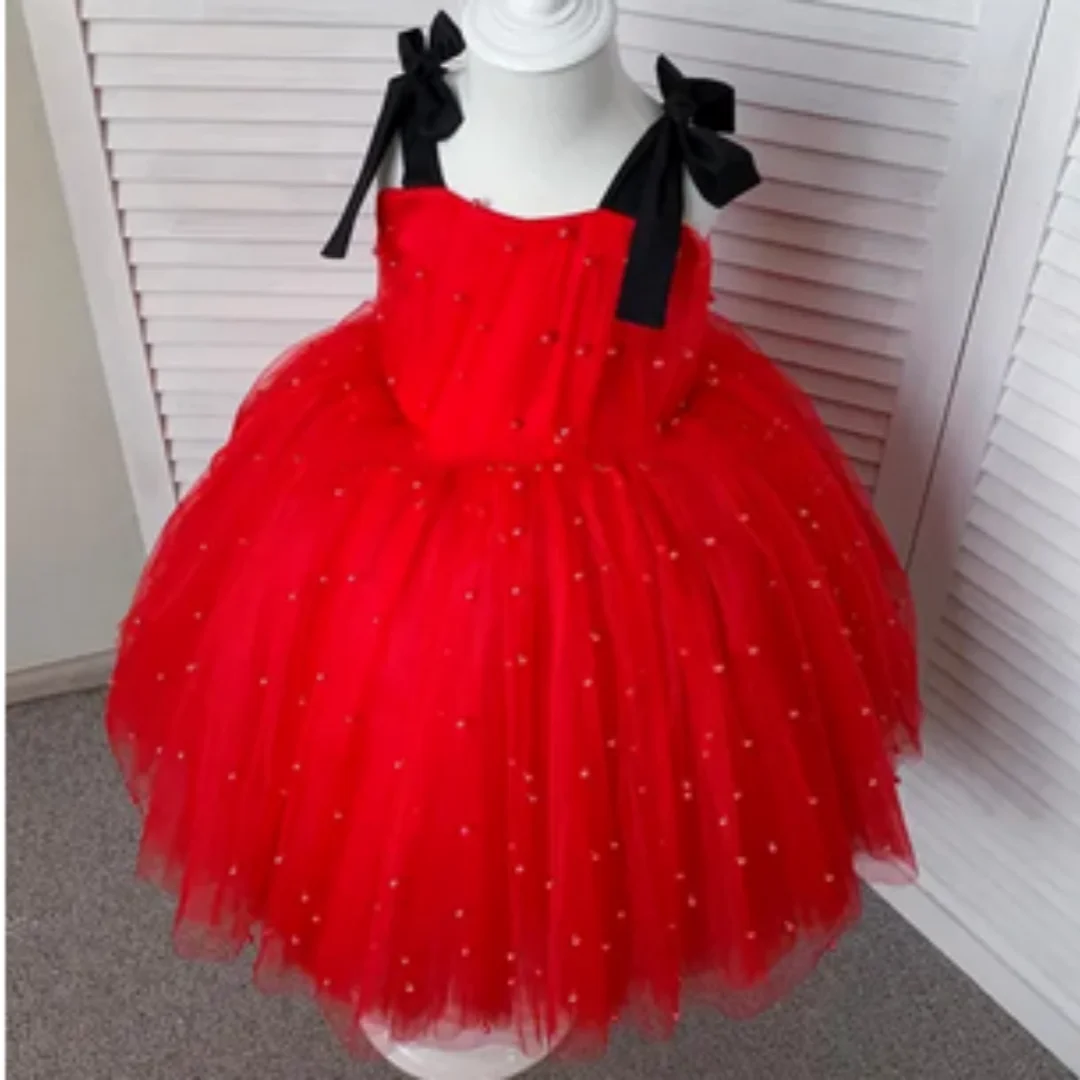 Vestidos de niña de las flores, traje de princesa de malla, Piano, boda, primera comunión, cumpleaños, fiesta, banquete, celebración, princesa