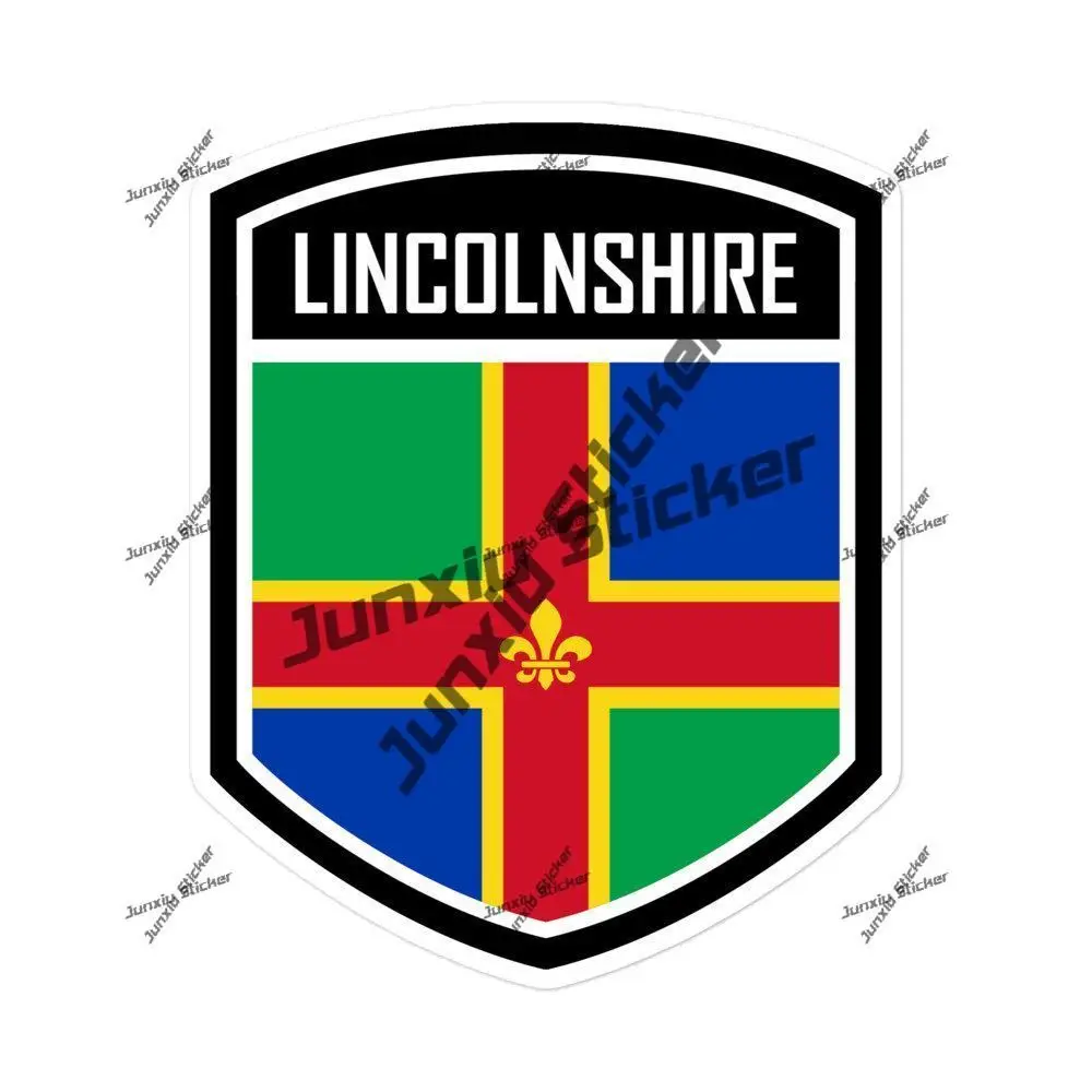 

Lincolnshire County England Decal Lincolnshire County England Flag Emblem Car Sticker Vehicle Accessories for SUV Laptop Camper