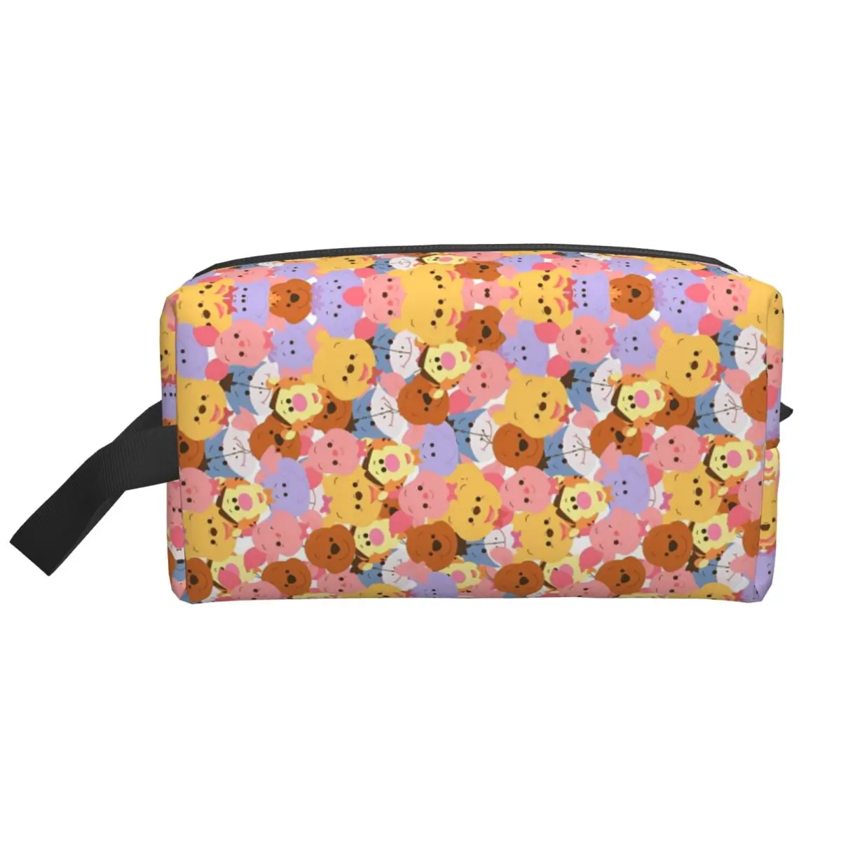 Winnie The Pooh Piglet Anime Cosmetic Bags Animal For Makeups Women Aesthetic Storage Organizers Zipper Home Makeup Pouch