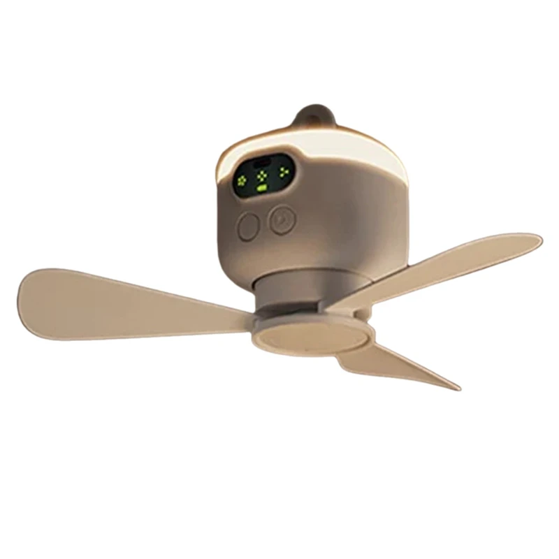 Rechargeable Small Ceiling Fan USB Student Dormitory Breeze Small Electric Fan Bed Dormitory Tent Camping