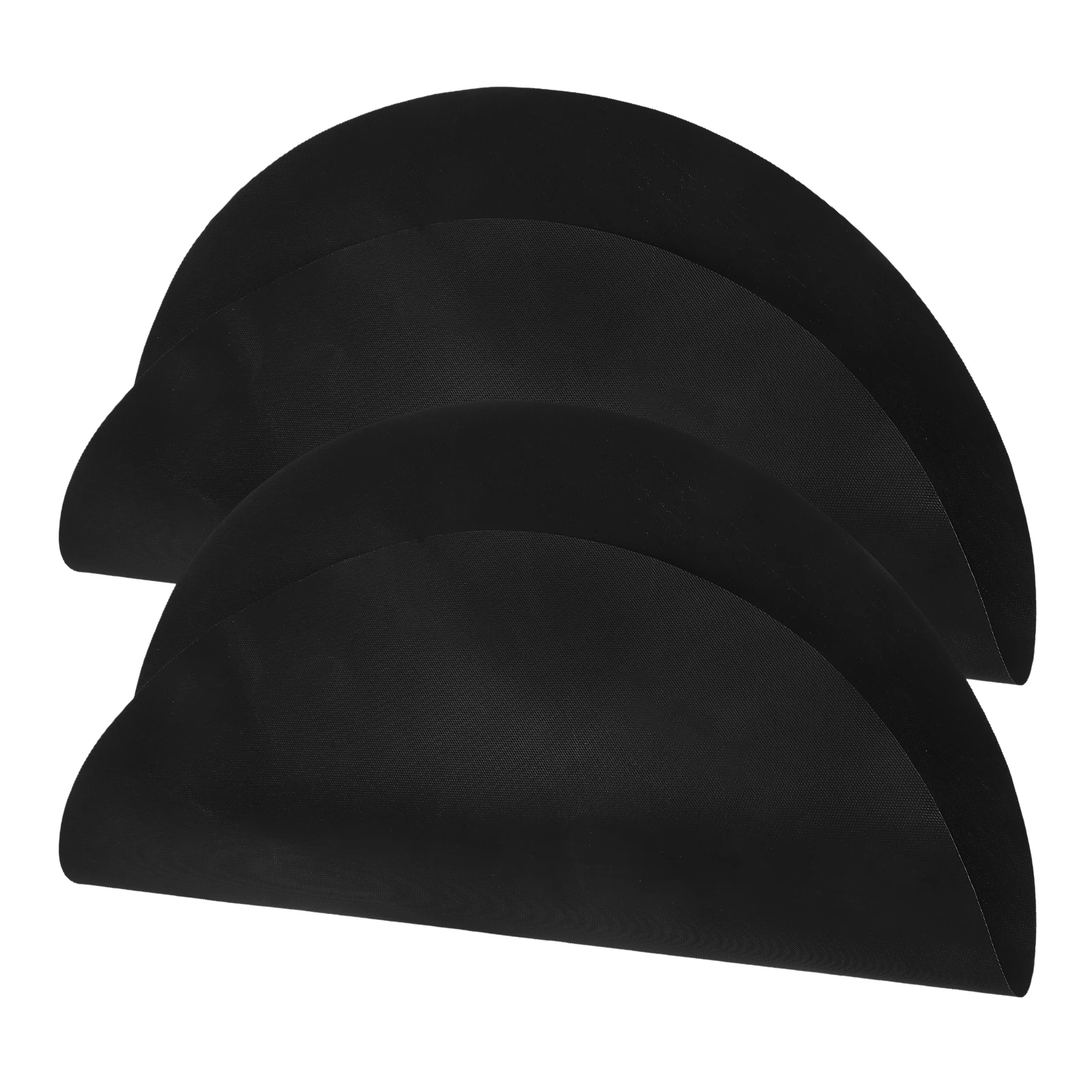 

2Pcs 40Cm Non Stick Mat Heat Resistant Round Barbecue Reusable Circle Mat For Vegetables Fish Kebabs