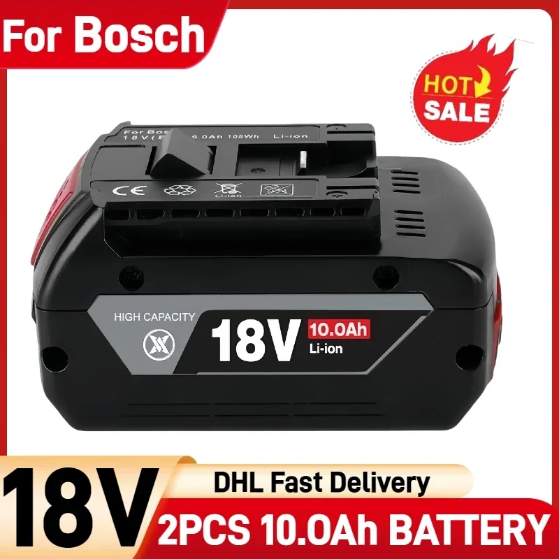 

Original 12.0Ah for Bosch 18V Battery, for Bosch 18V power Tool BAT609 BAT618 GBA18V80 18650 Replacement lithium battery