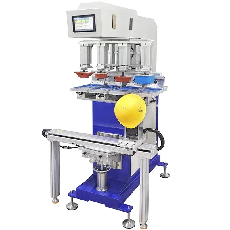 HL-300C-4 four-color servo shuttle rotary independent head pad printing machine