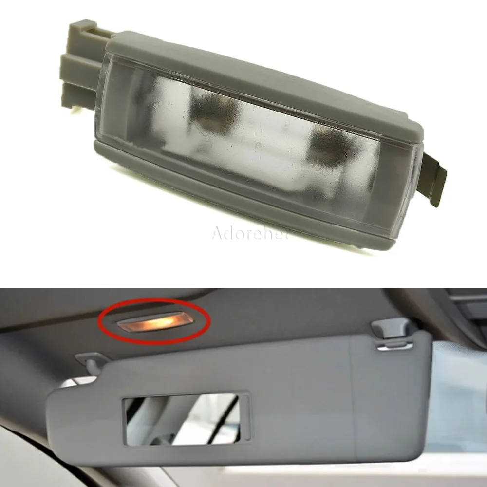 Front Sun Visor Interior Roof Reading Lighting Lamp Makeup Mirror lighting lamp Car Dome Ceiling Lamps Fit For VW Golf 6 MK6 CC