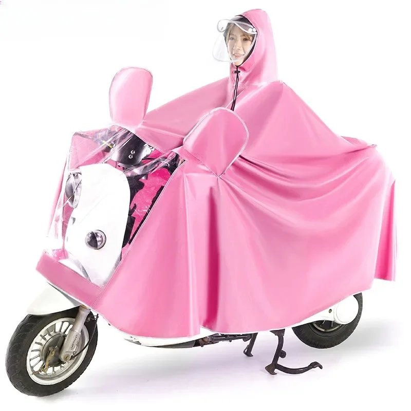 Durable Electric Vehicle Raincoat Electric Scooter Motorcycle Thickened Single and Double Person Raincoat Bicycle Raincoat