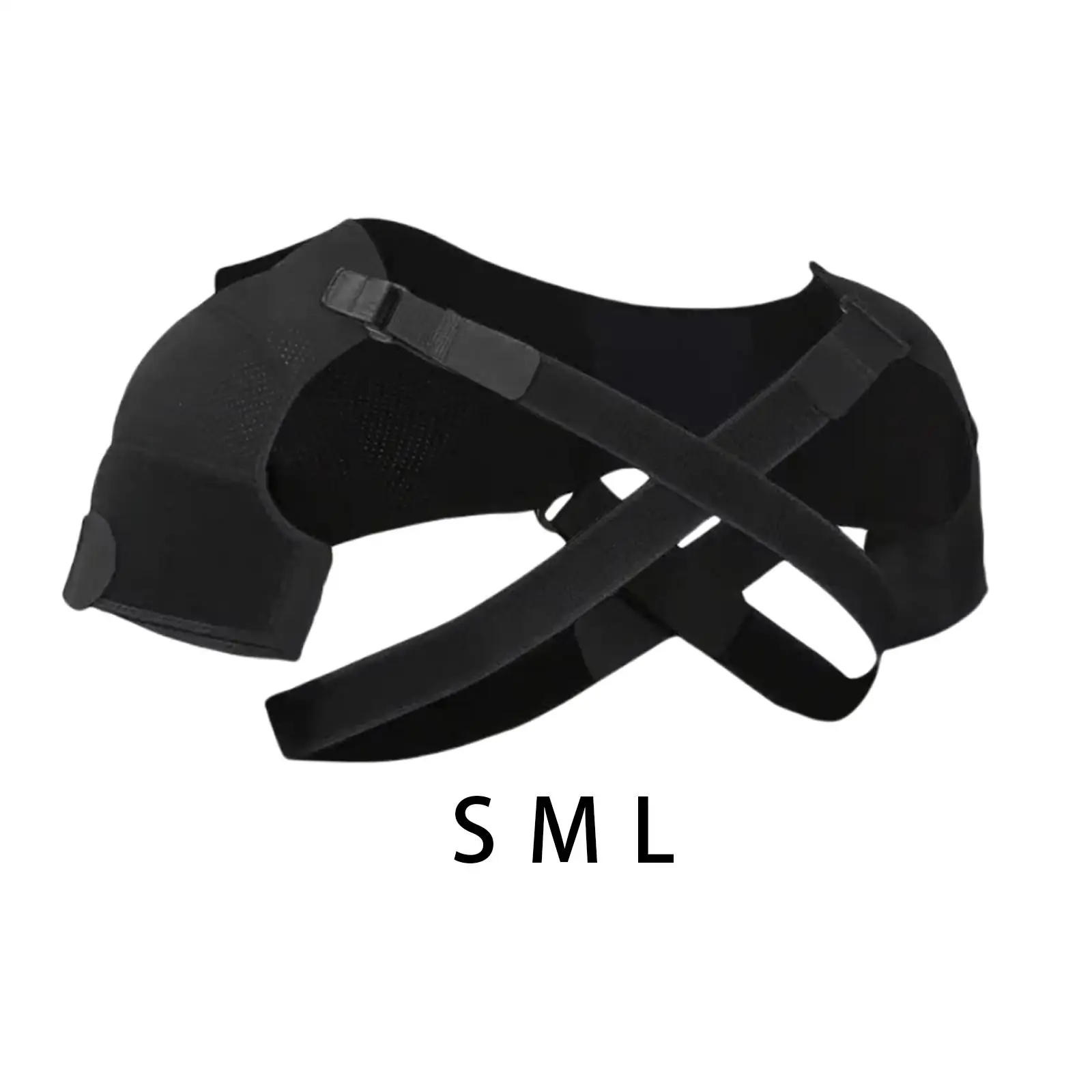 Double Shoulder Support Strap Gym Sports Wrap Belt Band Pads Shoulder