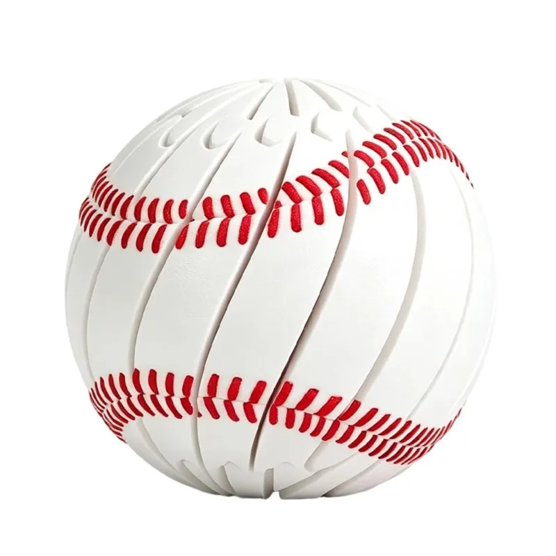 Stress Relief Fidget Ball , Twist And Turn Baseball Design, Sensory Puzzle To Relieve Anxiety Desk Fidget