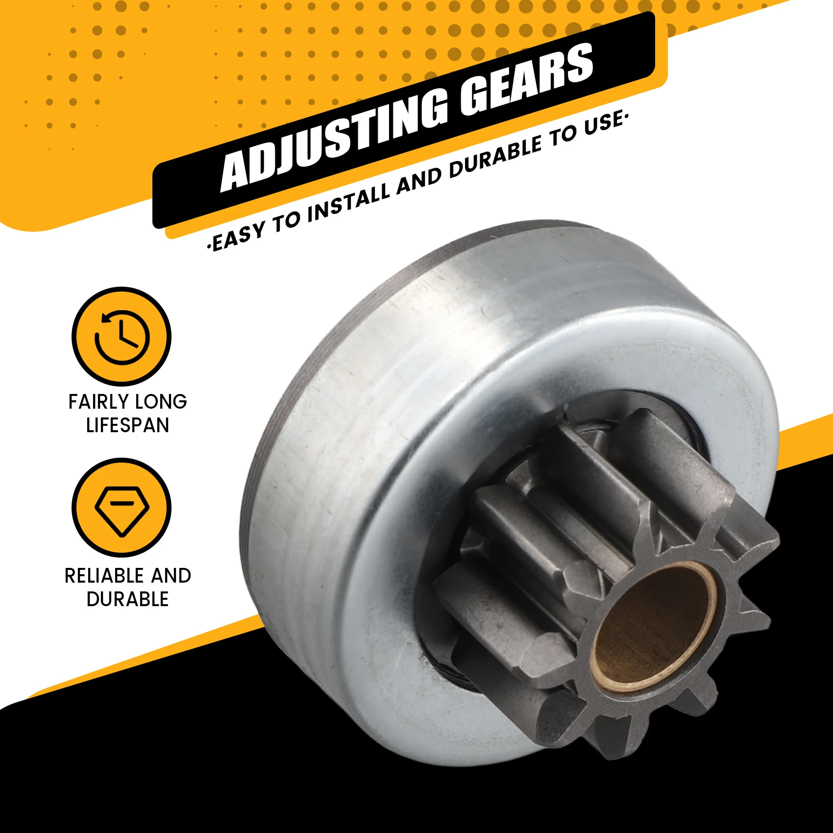 A80X-663-81832-11 Start Pinion Assy For  Outboard 55HP 50HP 70HP 75HP 80HP 85HP 90HP 2T 663-81832-11-00 663-81832