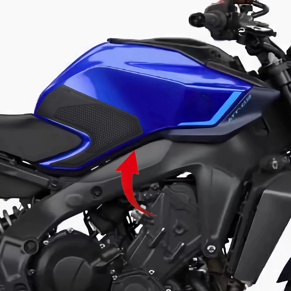 ل MT-09 2024 2025 خزان الوقود وسادة خزان الجانب حماية MT-09 المضادة للانزلاق وسادة MT09 2024- mt09 #2