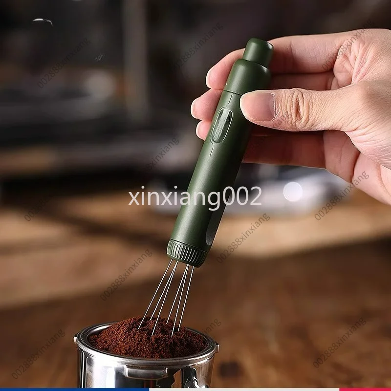 Magnetic Stainless Steel Cloth Powder Needle, Coffee Powder Needle, Evenly Stir and Break Up Clumps