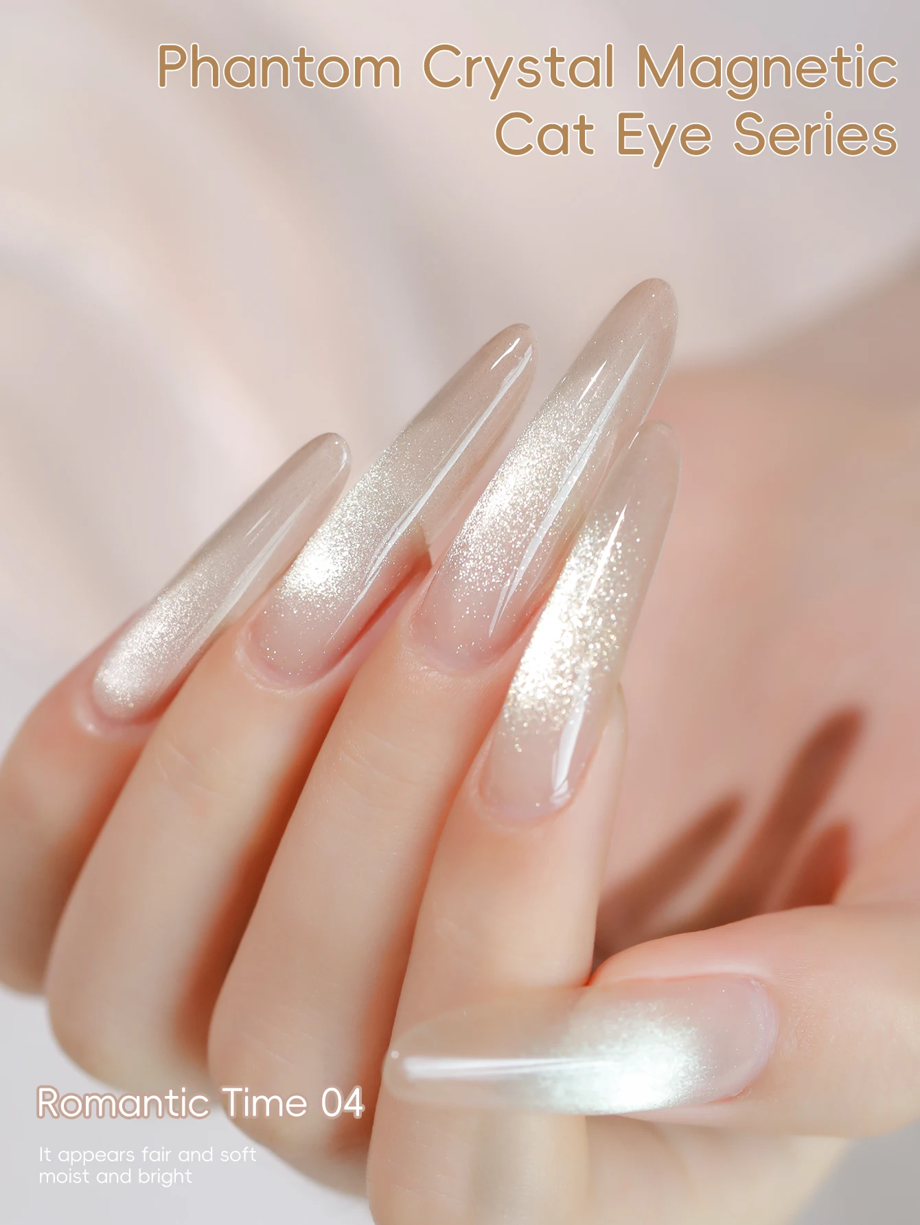 XEIJAYI 8PCS Cat Eye Nail Polish Set 15ml Reflective Cat's Eye Magnetic Nail Gel Soaking UV LED Gel Salon Female Nail Art Tools
