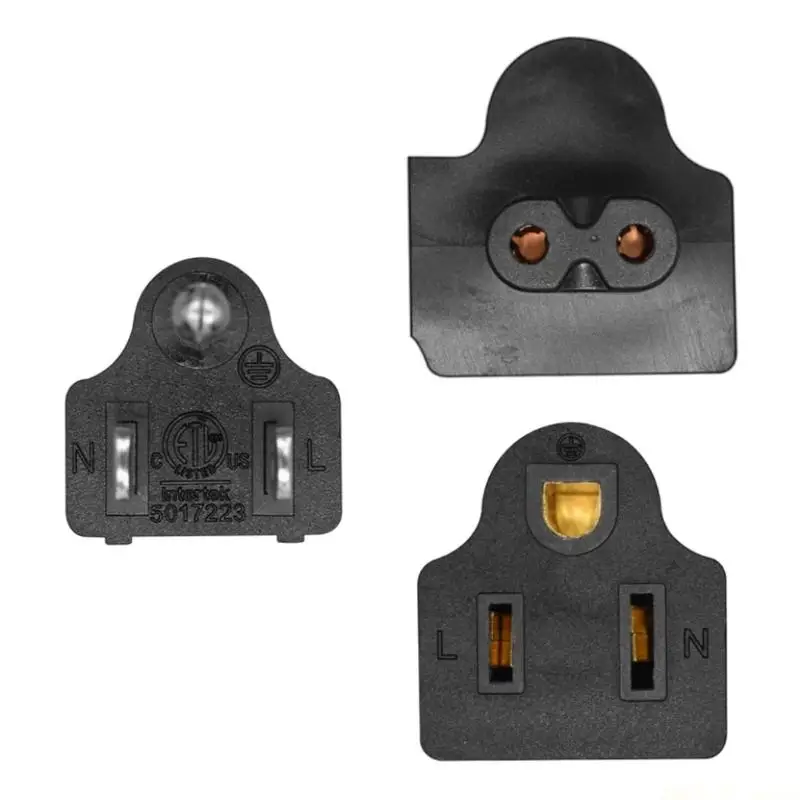 M5TD Short Y Splitter Power Cable NEMA 5 15P to 5 15R and C7 30CM/60CM Replacement