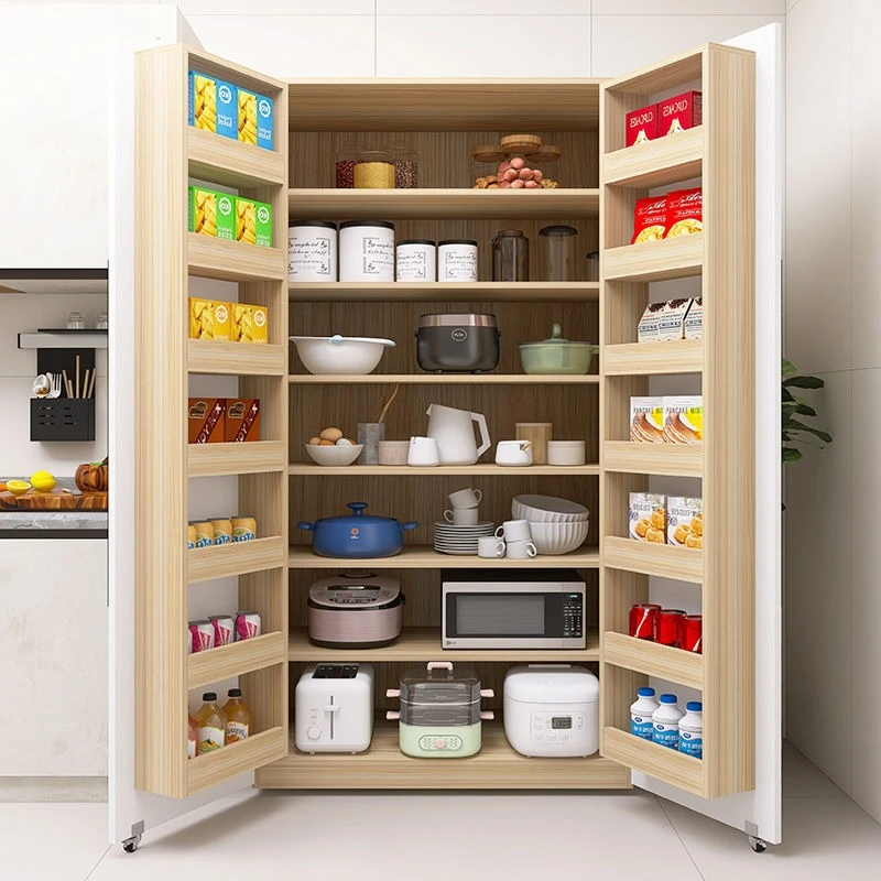 kitchen refrigerator door storage cabinet, living room snacks, drinks and side cabinets, large-capacity microwave oven