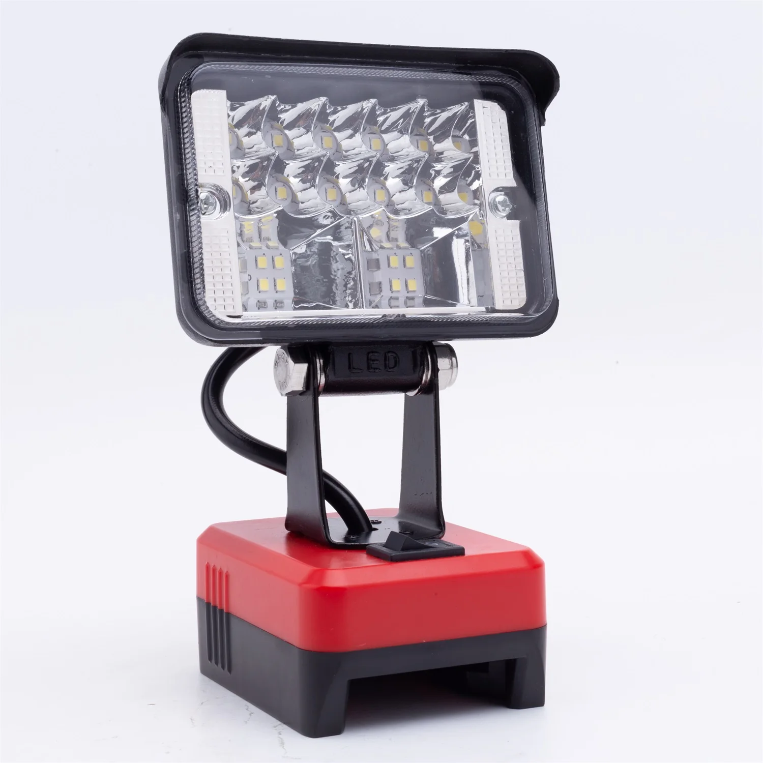 Imagem -02 - Luz de Trabalho Led sem Fio para Milwaukee 18v Bateria de Lítio Portátil ao ar Livre Lâmpada Pesca Viagem Luz Não Inclui Bateria