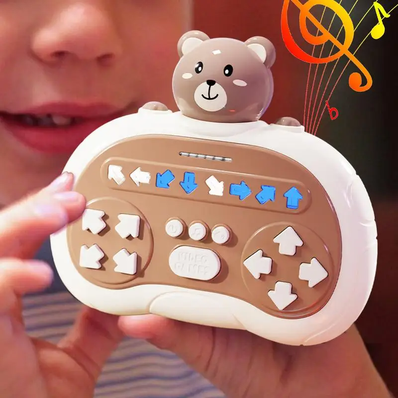 Rhythm Speed Push Game Console Finger Press Dancing Game Machine Portable Rhythm Game Machine Pushing Pocket Game For Kids