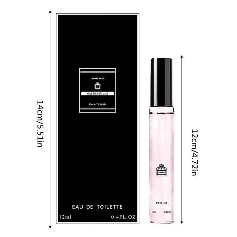 12ml Portable Mini Perfume Pheromone Perfumes Fresh Natural Plant Scent Light Long-lasting Fragrance Daily Perfume For Man Women