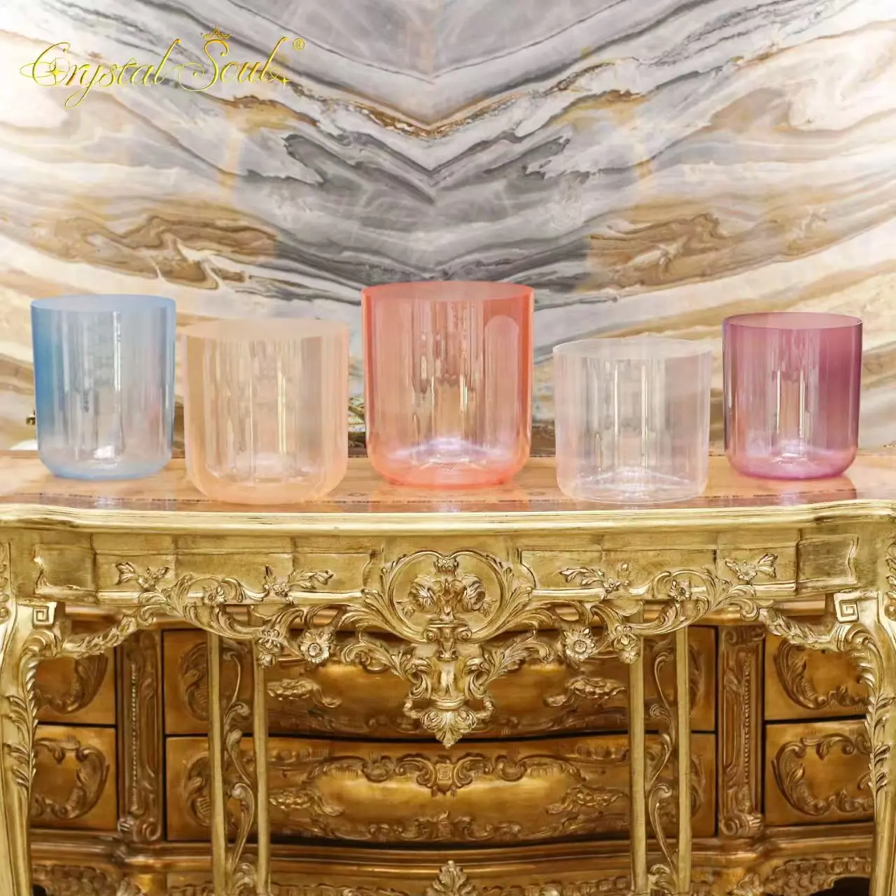 new2026large-size-7-85-inch-five-element-pearl-colored-alchemy-crystal-bowl-set-meditation-crystal-singing-bowl-sets-chakra