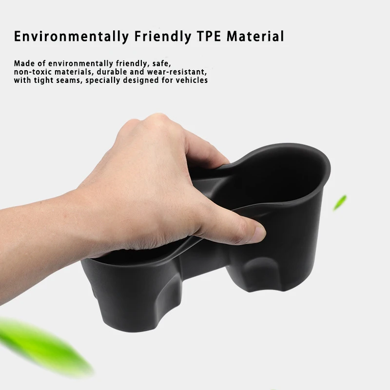 لتويوتا كورولا altis e210 2019-2024 التحكم المركزي حامل مشروبات صندوق تخزين TPE حامل أكواب الماء للسيارة الملحقات الداخلية