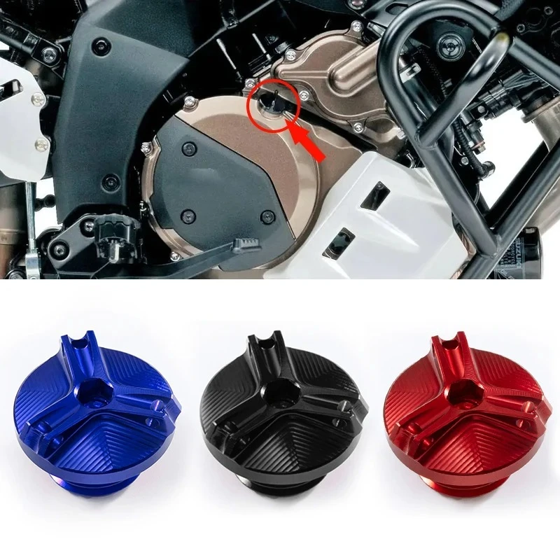 for Suzuki VSTROM 650 1000 1050 1050XT V-STROM 250 DL250 DL650 DL1000 Engine Oil Cap Bolt Oil Filler Cap Protection Accessories