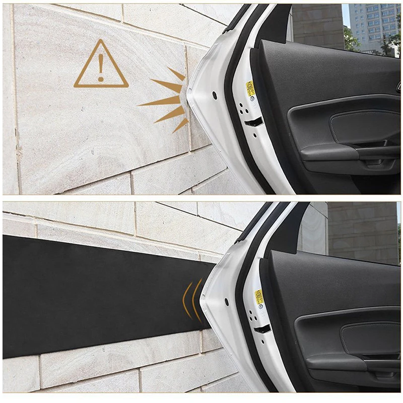 200cm x 20cm Car Door Protector Garage Rubber Wall Guard Bumper Safety Parking Parapet bumper