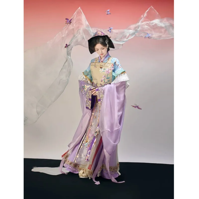 

Halloween Cosplay Southern And Northern Wei Hanfu Crotchless Set Improved Heavy Embroidery Goddess Fairy Hanfu Han Elements