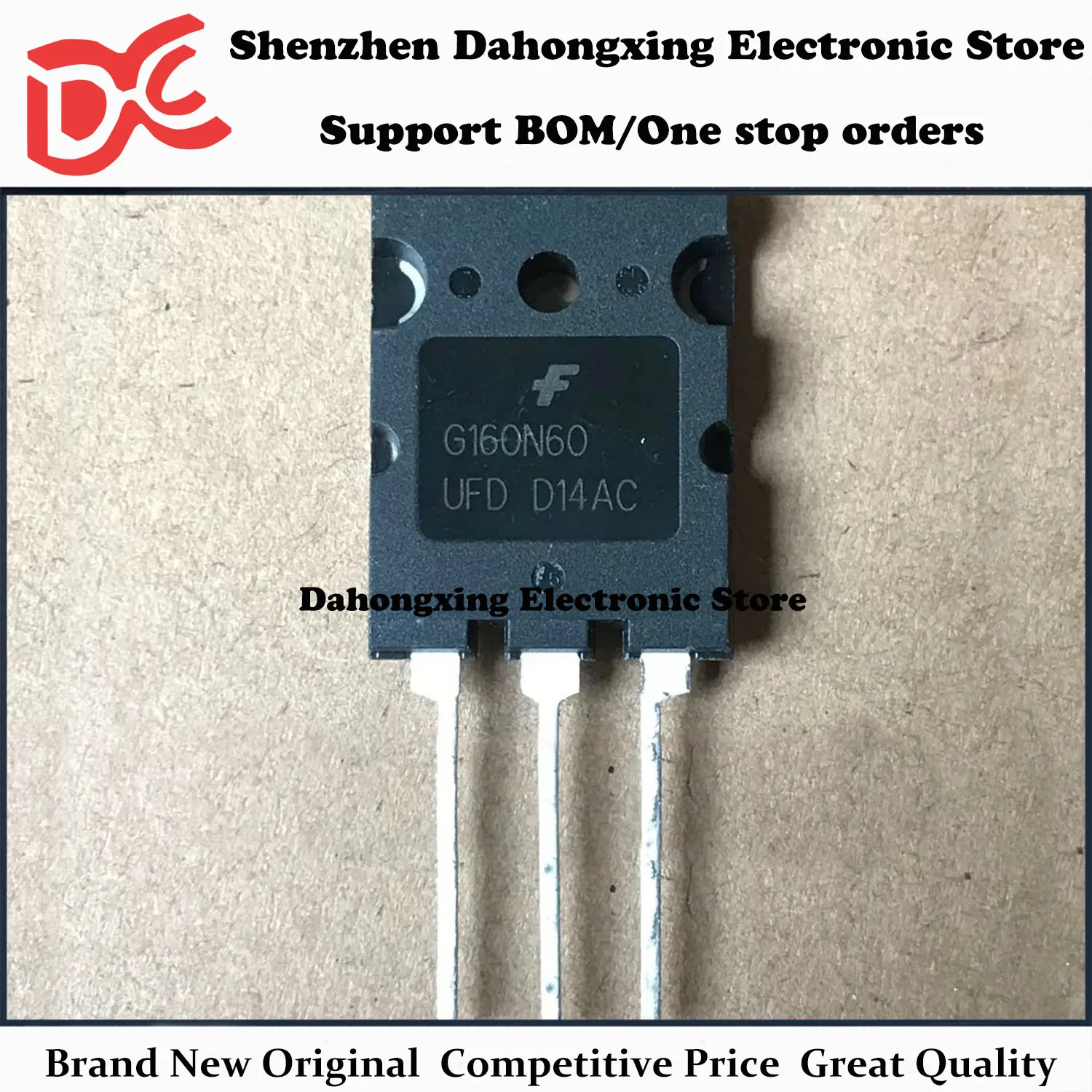 

New Original 2Pcs G160N60UFD SGL160N60UFD TO-264 160A 600V IGBT Field Effect Transistor Electronic Components Great Quality