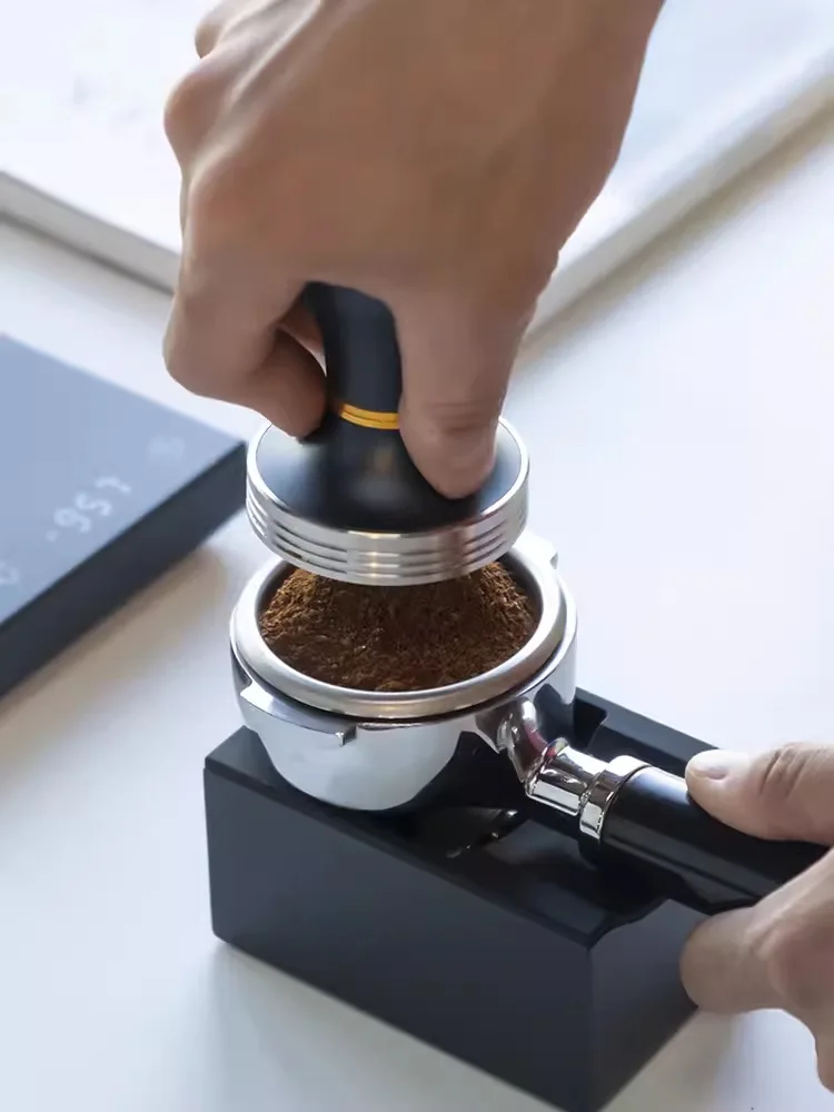 

Timemore-Magic Cube Coffee Tamping Station, Portafilter Holder, Espresso Coffee Tamper Mat, Non-Slip Handle Stand