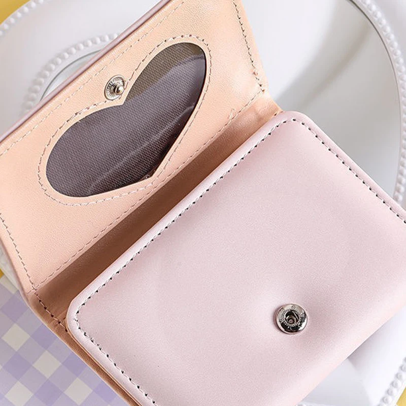 Women\'s Short Cute Small Wallet Coin Wallet Magnetic Buckle Zero Wallet