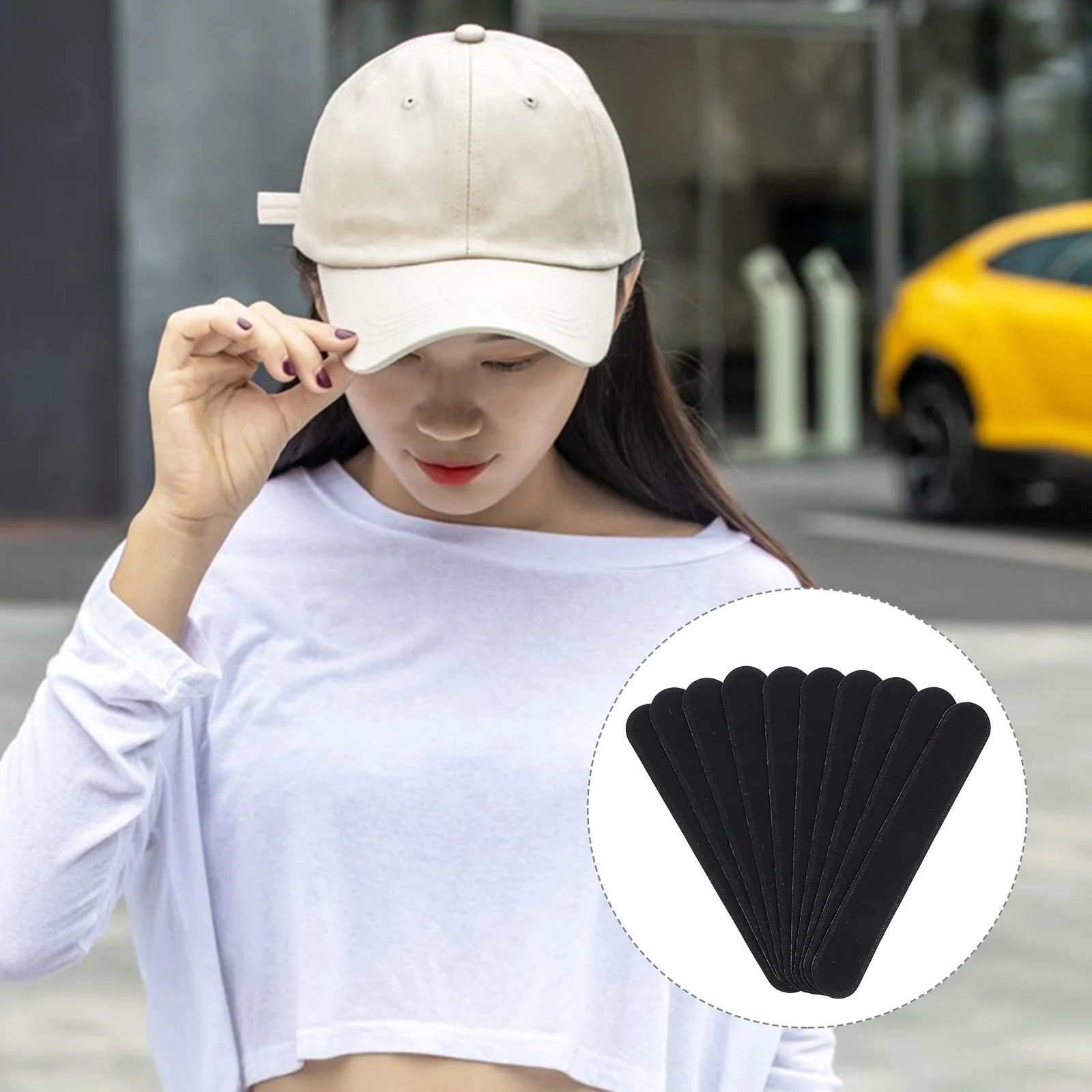 

30 Pcs Hats Sweat Pad Stains Pads Accessories Headband Absorbent Sweatband Cushion Fitness
