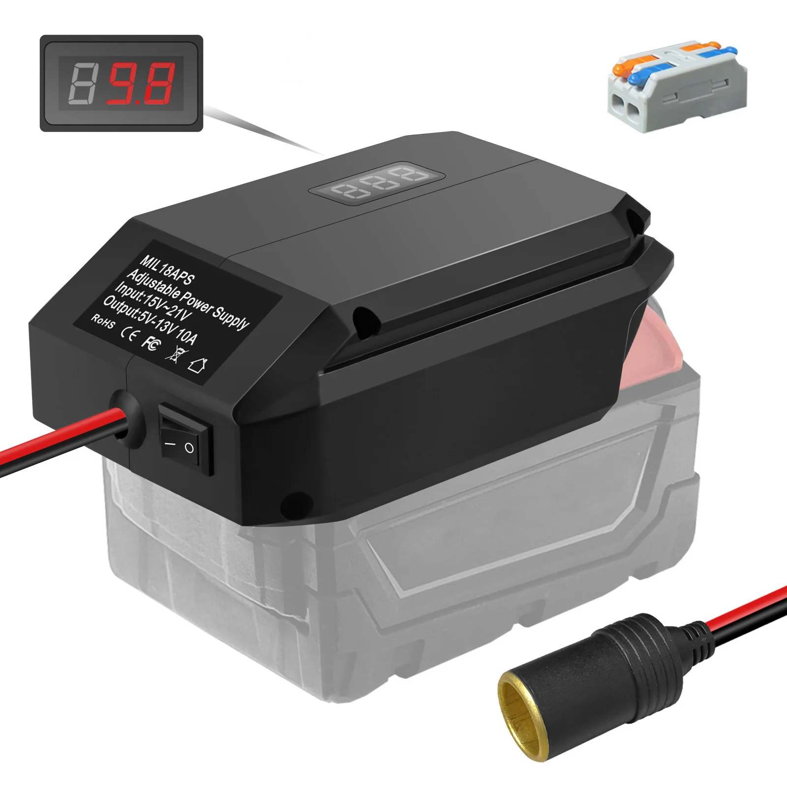 Power Wheels Battery Adapter For Makita Dewalt Milwaukee