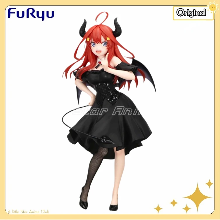 

Оригинальная коллекционная фигурка FuRyu BiCute Dark The Quintessential Quintuplets Накано Ицуки, подарок для декора
