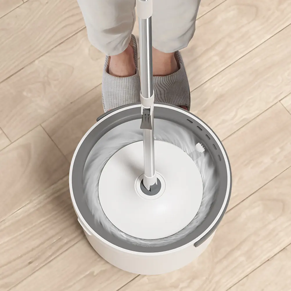 Microfiber Rotating Mop with Sewage Separation Bucket Detachable Rod Mop for Quick Effortless Floor Cleaning on