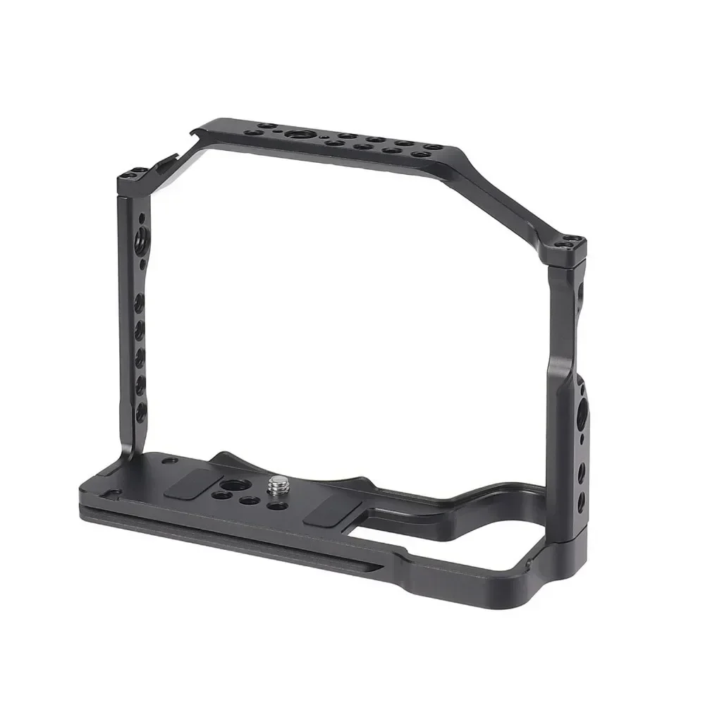 S5II Protective Camera Cage for Panasonic S5II/S52 Camera Aluminum Alloy with Cold Shoe Mount Numerous 1/4in 3/8in Holes