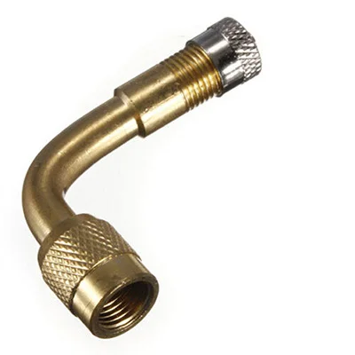 90 Degree Brass Air Tyre Valve Extension Car Truck Bike Motorcycle Motorbike Wheel Tires Parts Drop Shipping