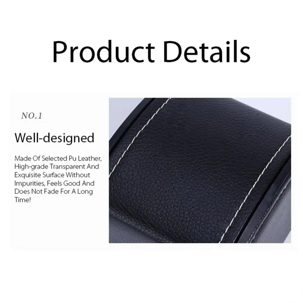 Watch Case Storage Box Pu Leather Watch Travel Case With Removable Cushion Jewelry Storage Case Organizer Watch Gift Display Box