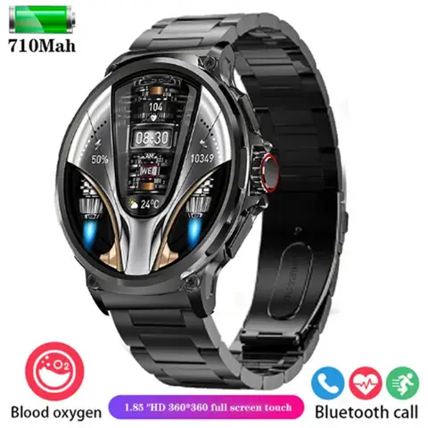 for Cubot A1 HTC U12+ Dual SIM  Vivo V29 Infinix  Smart Watch Bluetooth Call Smartwatch Body Temperature Monitor Blood Pressure