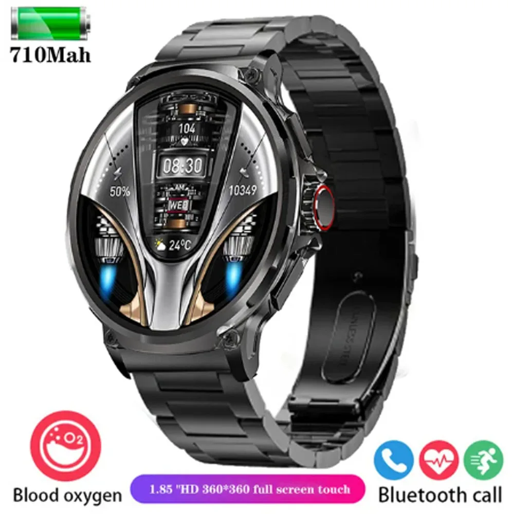 Imagem -03 - Relógio Inteligente de Chamada Bluetooth Masculino Samsung Galaxy M62 A72 Vivo Iqoo Neo se Android Novo