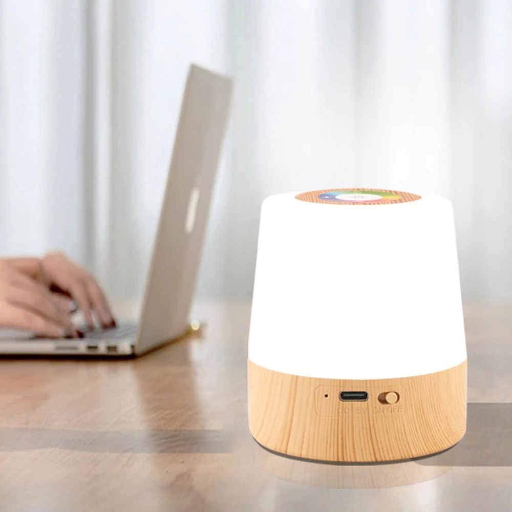 Lampada da tavolo Touch luce notturna da comodino con telecomando funzione Timer infinitamente dimmerabile USB ricaricabile regalo per bambini per bambini