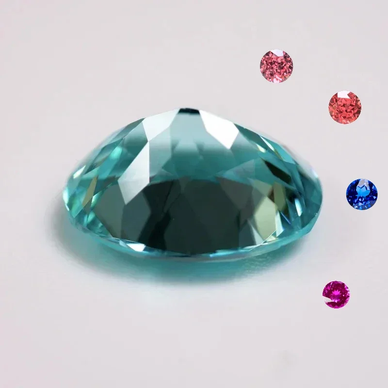 

Lab Grown Sapphire Paraiba Oval Cut Selectable AGL Certificate