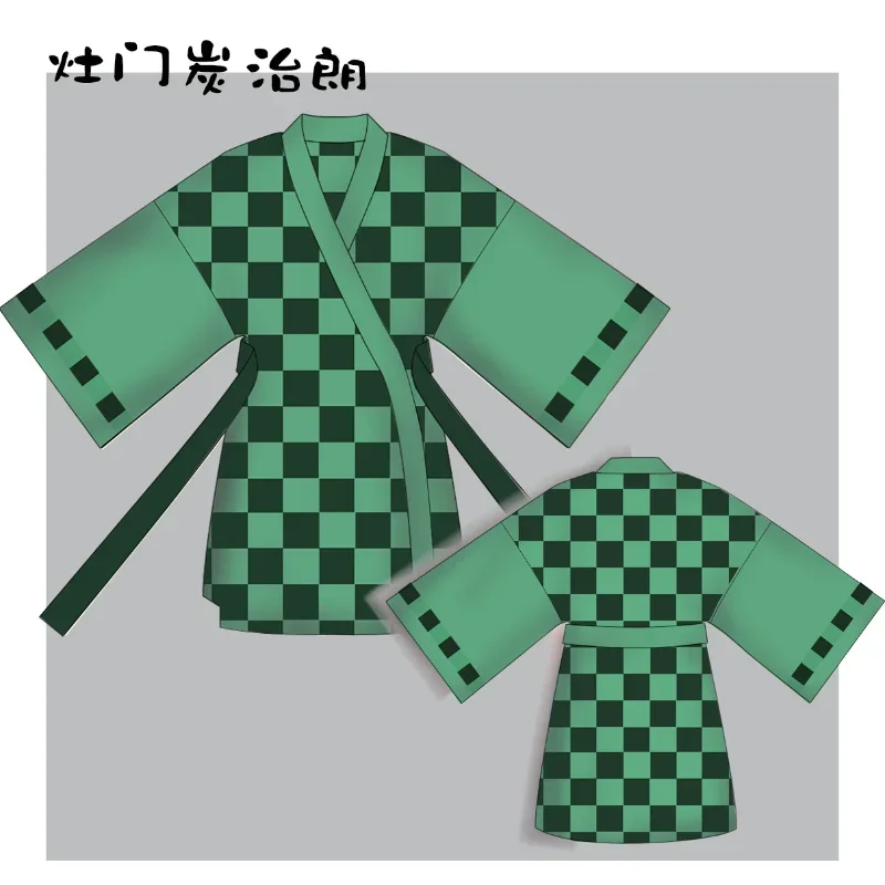 

Kimetsu no Yaiba Cosplay Robe:Demon Slayer Shinobu, Kanae, Mitsuri Flannel and Silk Fabric Kimono Nightwear Costume Kids Adult