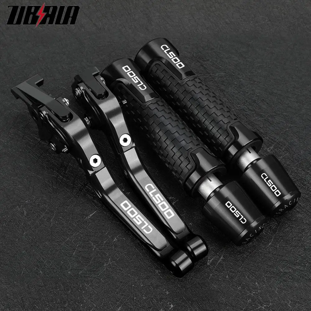 

FOR HONDA CL500/300 2023-2024 CL 500 Adjustable Brake Clutch Levers Handlebar Handle Grip ends Motorcycle Aluminum Accessories