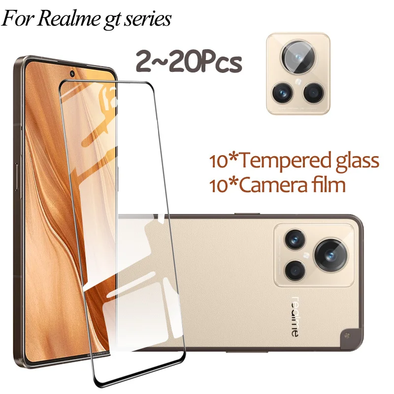 

2~20pcs for realme gt2 gt 2 pro master edition tempered glass gt2 pro lens film cristal realmi gt neo 2 2t 3 3t screen protector