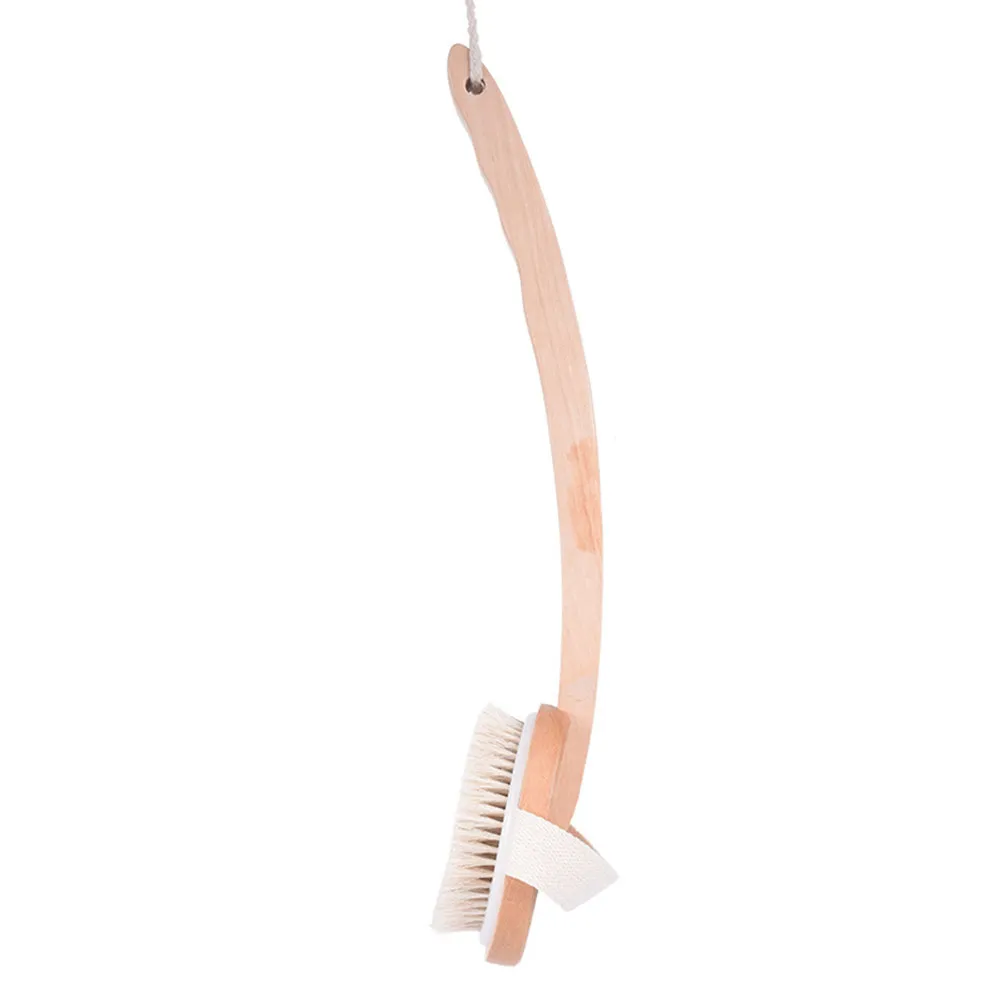 

1 шт. Длинная щетка для ванны с изогнутой ручкой, скребок для мытья спины, прочная, съемная, для массажа и улучшения здоровья кожи, для женщин и мужчин