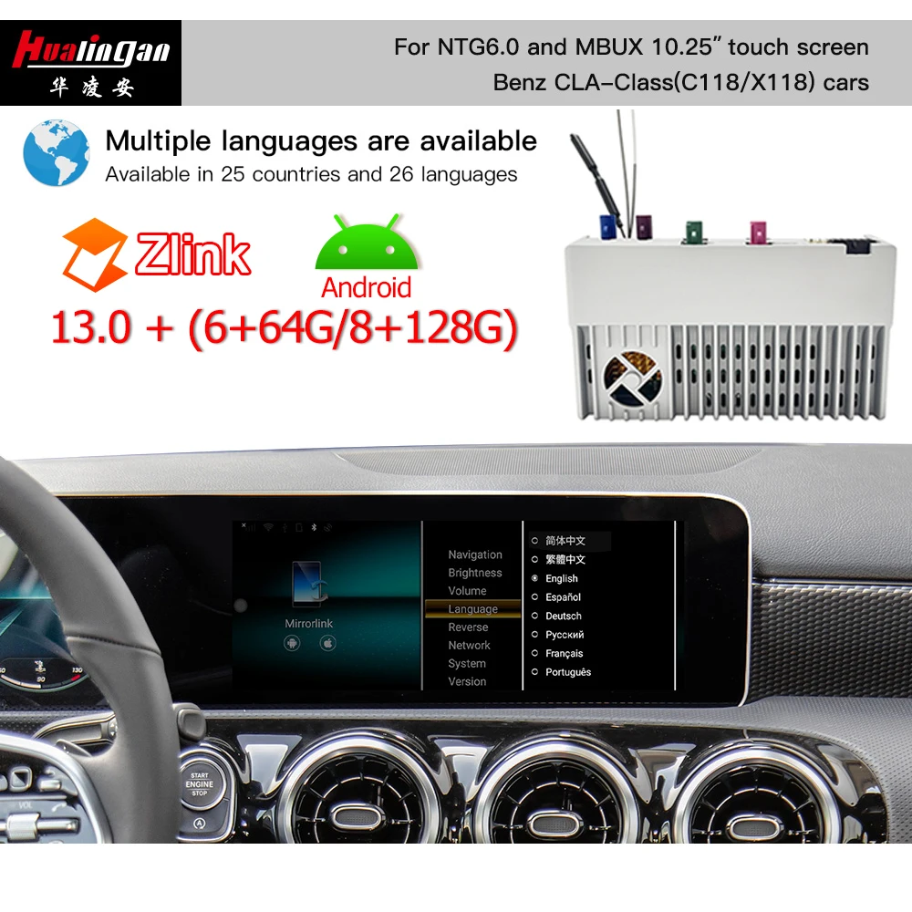 Hualingan Wireless CarPlay adapter for Mercedes 12.3 