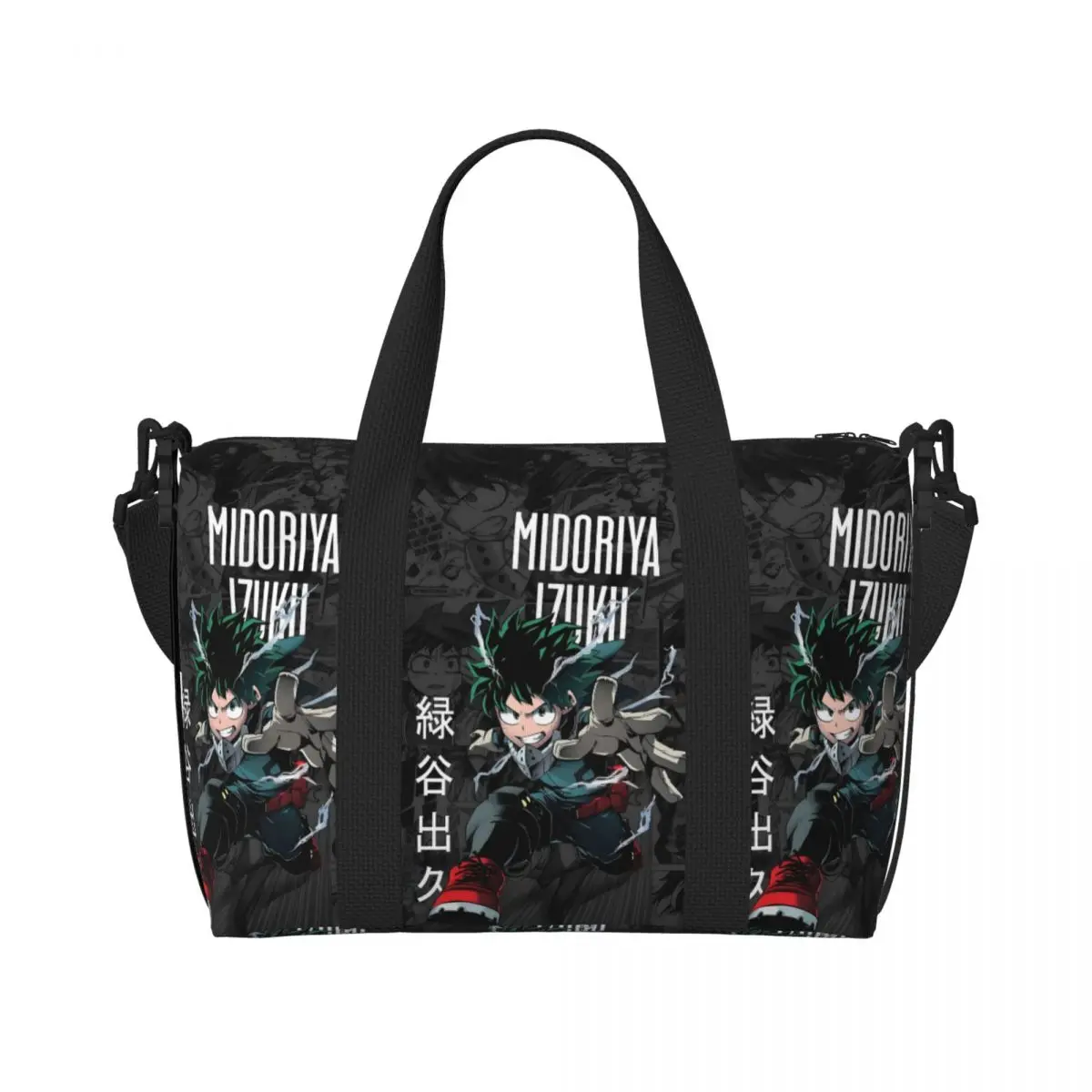 

Custom My H-Heros Academias Tote Bag Women Large Capacity Manga Katsuki Bakugo Midoriyas Izukus Gym Beach Travel Bags