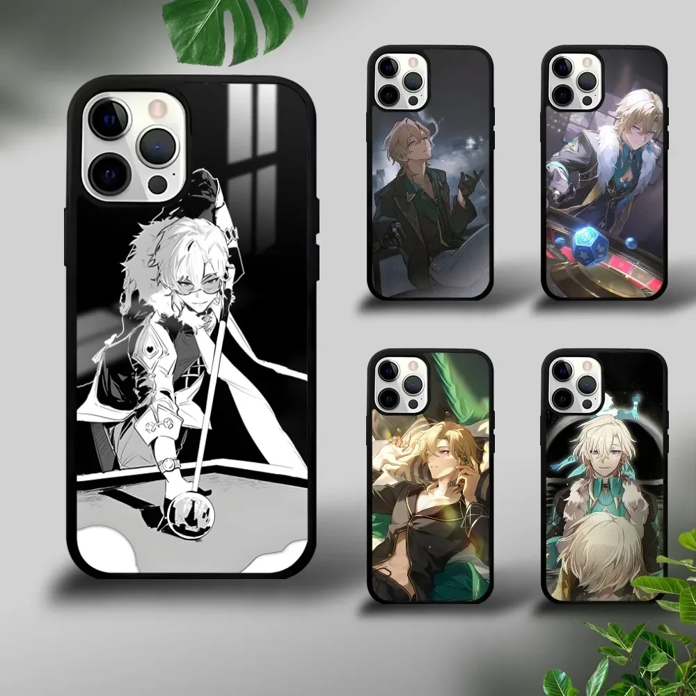 Game Honkai Star Rail Aventurine Phone Case For iPhone 16 15 14 13 12 11 Pro Xs Max Mini Plus Celulares Hard Funda